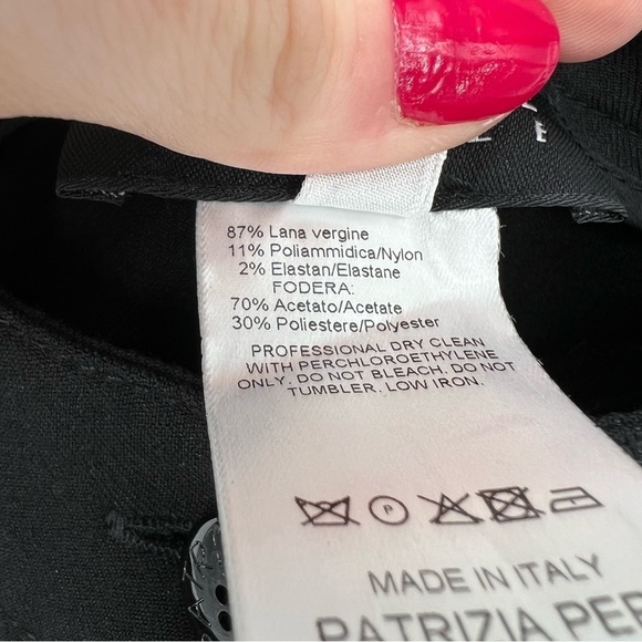 Patrizia Pepe Firenze Black Tailored Pants - Picture 9 of 13